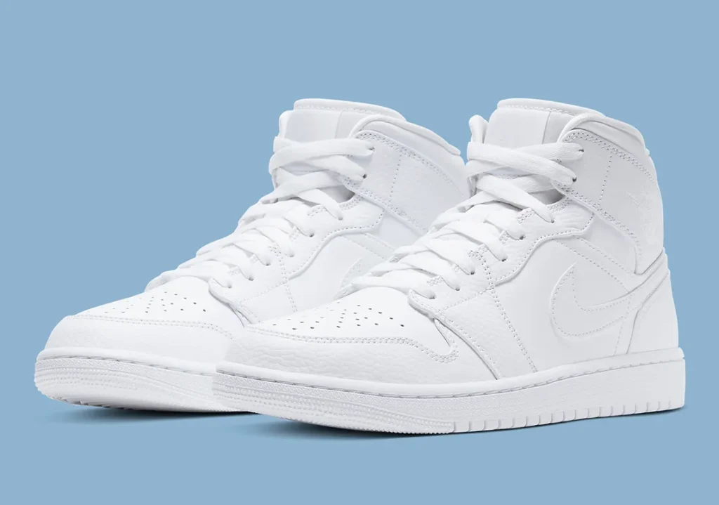 White Air Jordan 1 Mid