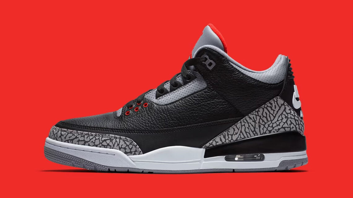 Air Jordan 3 Black Cement Reimagined 2024 DN3707-010