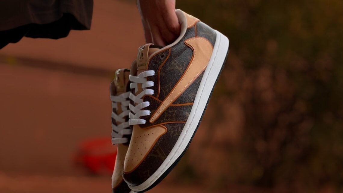 Louis Vuitton x Air Jordan 1 Low Travis Scott Is Fire