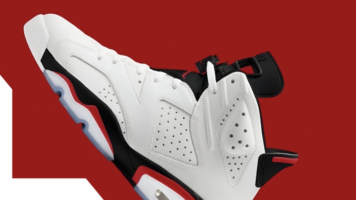 Air Jordan 6 "White/Fire Red" 2025 CT8529-120