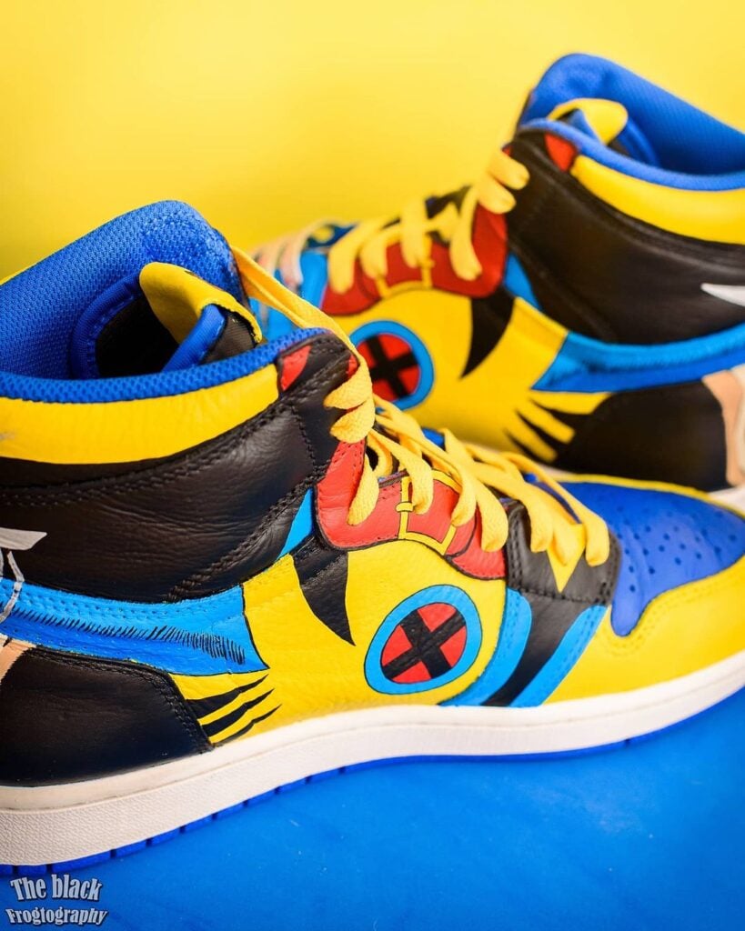 The Air Jordan 1 Deadpool/Wolverine