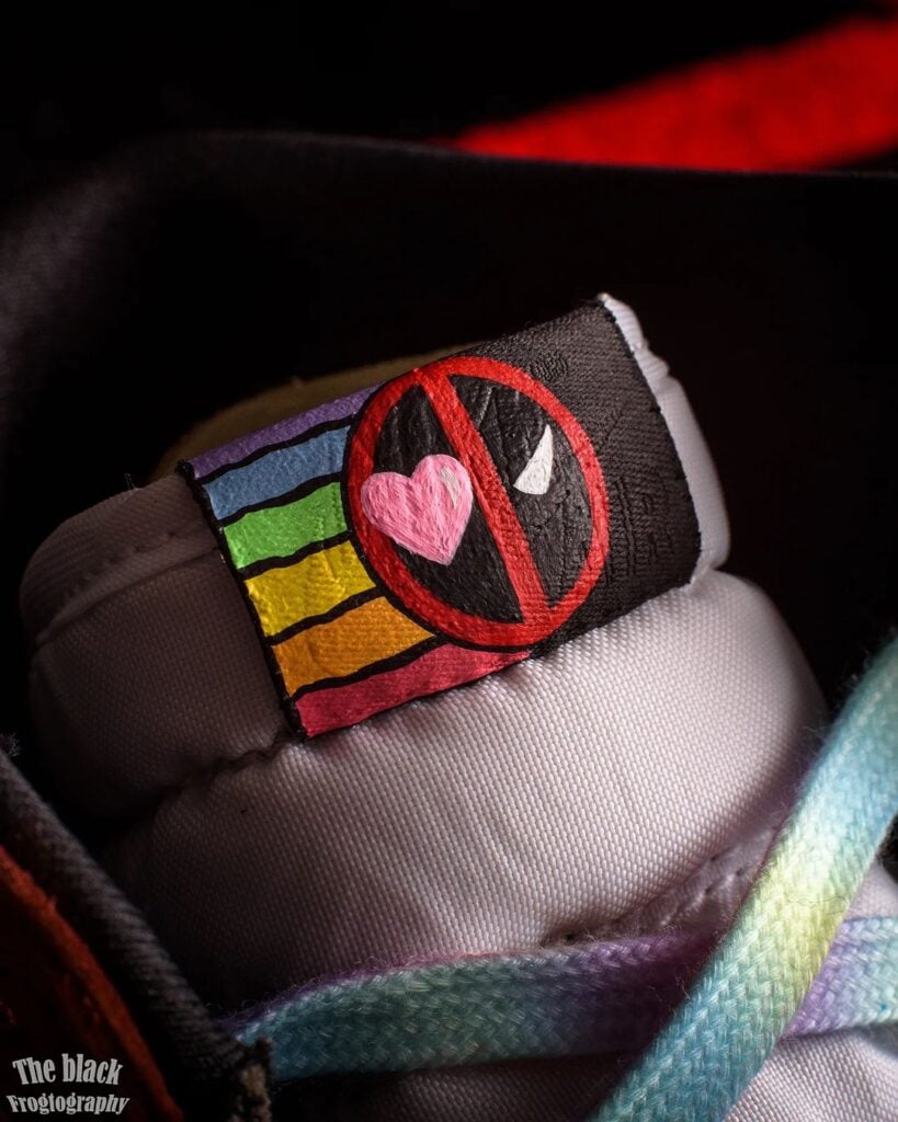 The Air Jordan 1 Deadpool/Wolverine