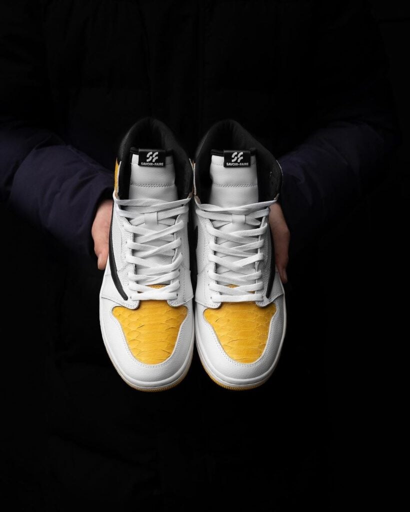 Travis Scott x Fragment Air Jordan 1 "Yellow"