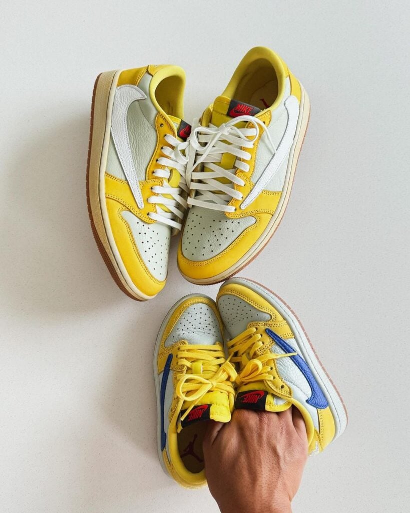 Canary Yellow" Travis Scott x Air Jordan 1 Low