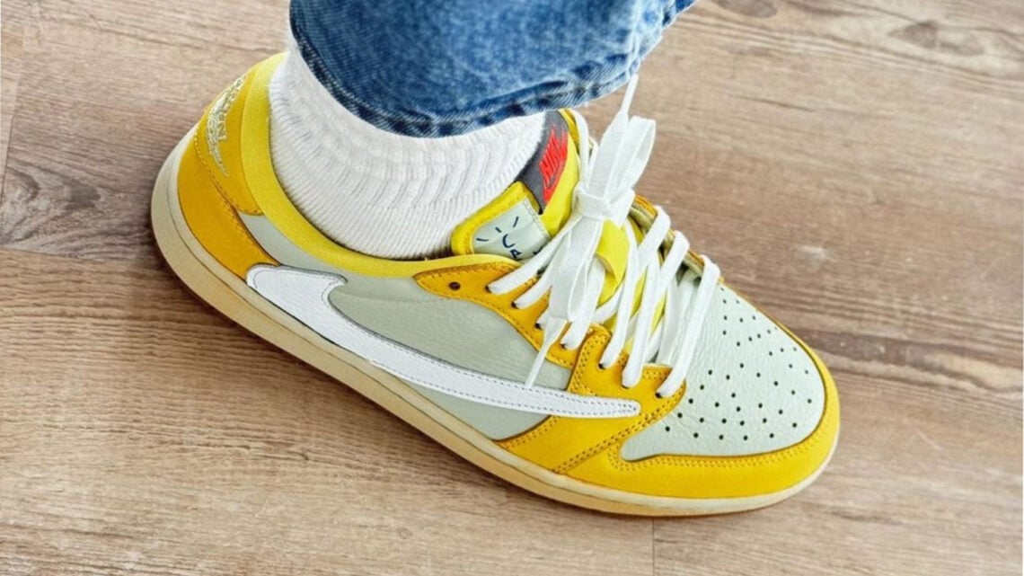 Canary Yellow Travis Scott x Air Jordan 1 Low