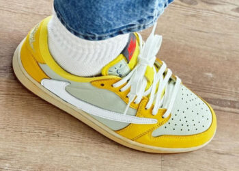 Canary Yellow Travis Scott x Air Jordan 1 Low