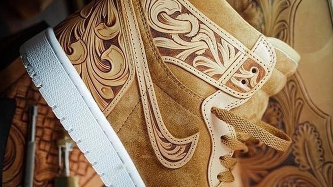 "Hand-Carved" Air Jordan 1 Lux 