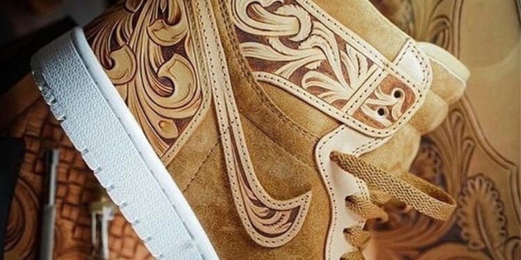 "Hand-Carved" Air Jordan 1 Lux 