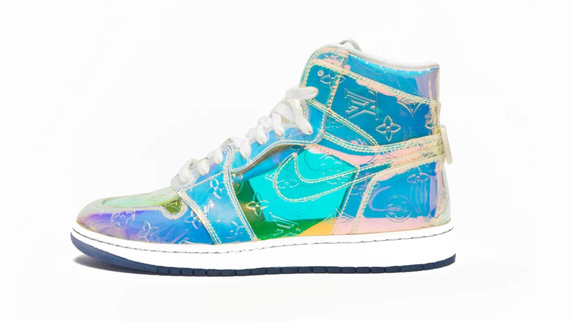 This-Louis-Vuitton-x-Air-Jordan-1-'Prism' Costs-$10,000