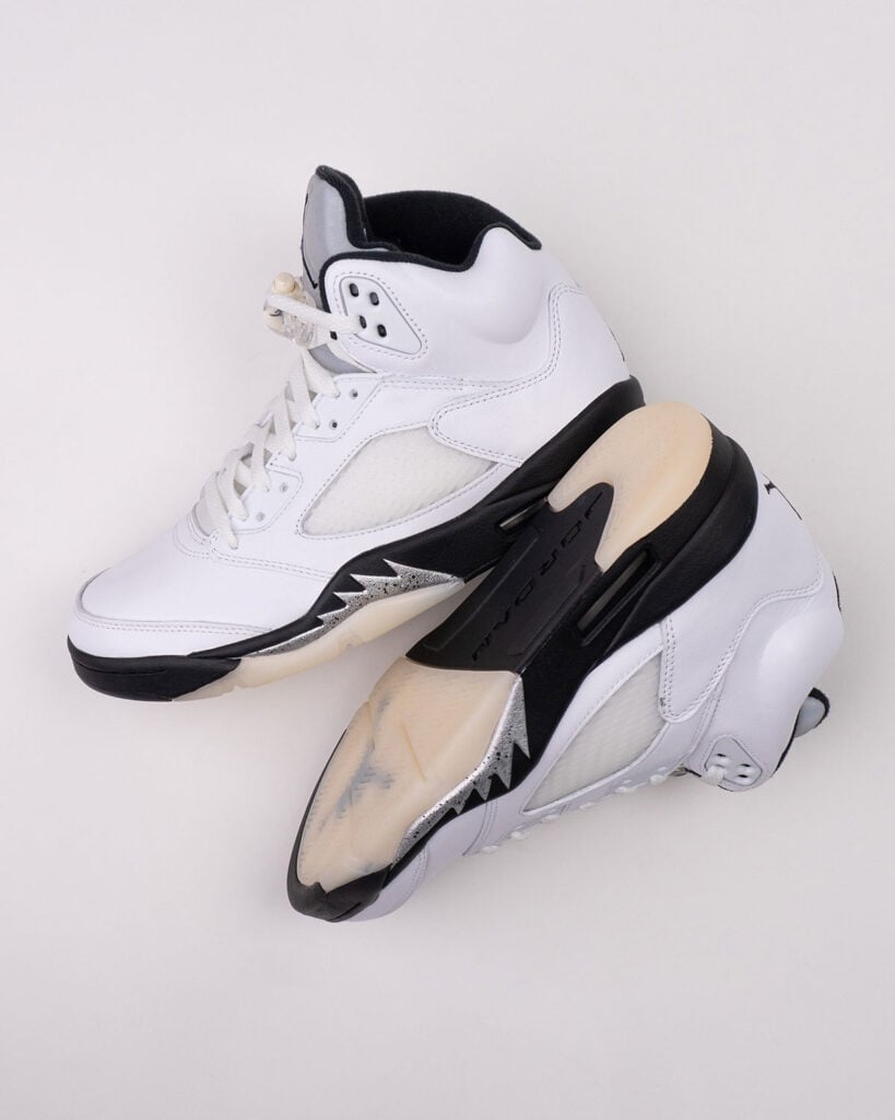 Air Jordan 5 "White Black"