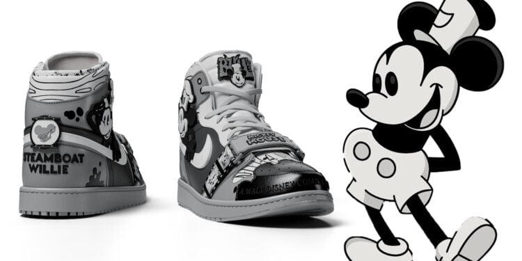 steamboat willie Air Jordan 1 High