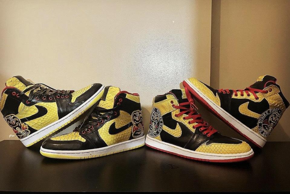 Cobra Kai Air Jordan 1 Sneakers