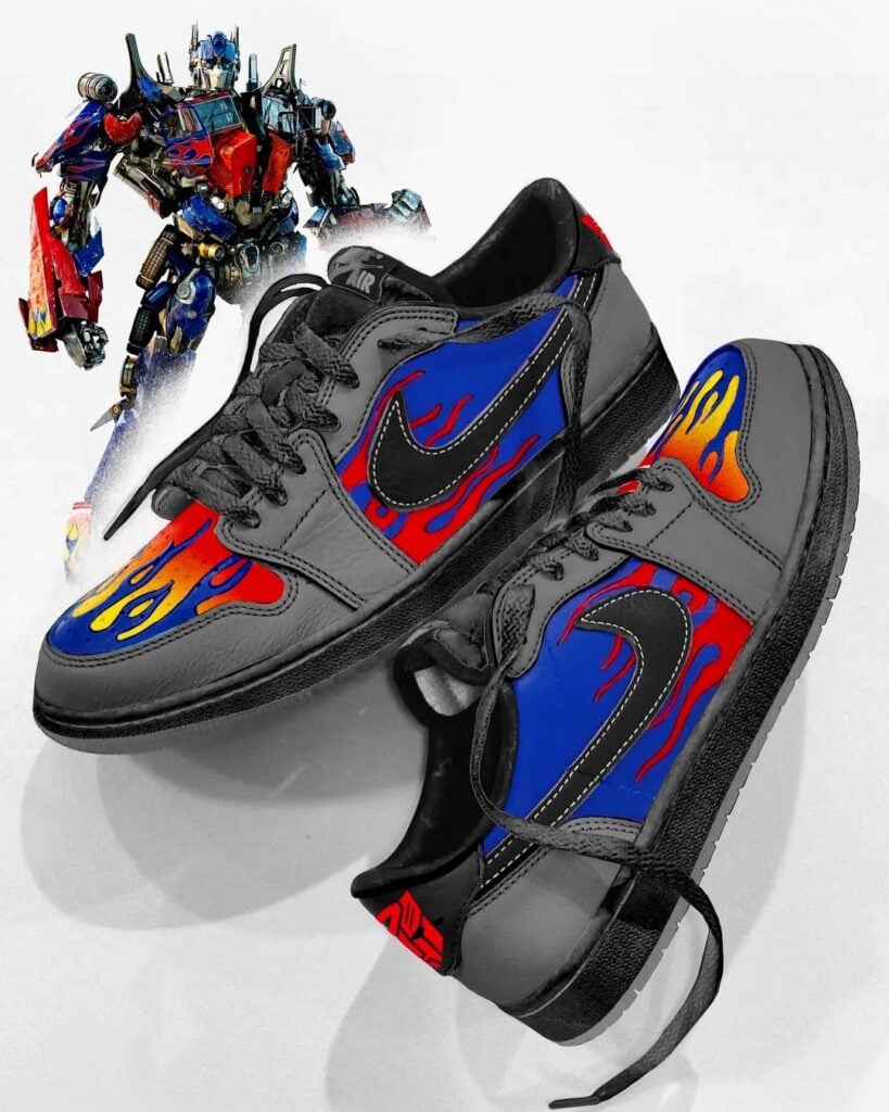 Transformers x Air Jordan 1 "Optimus Prime"