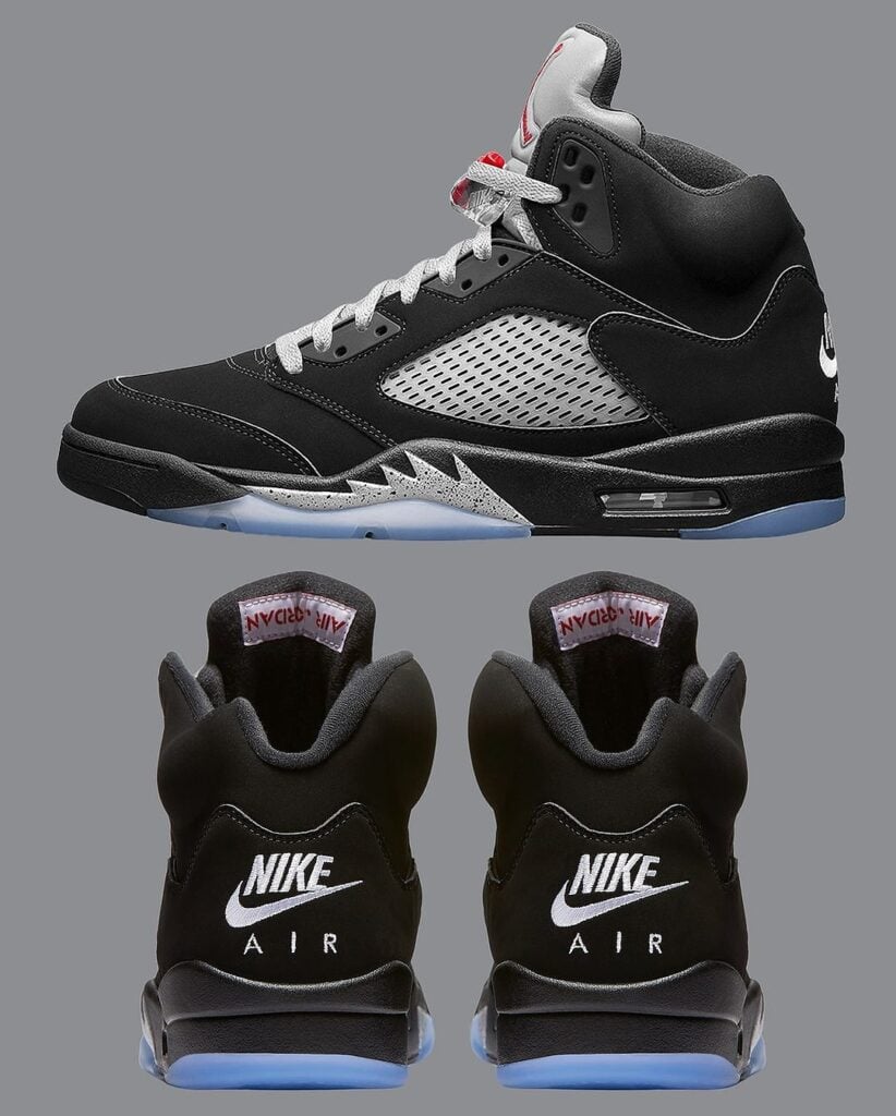 jordan 5 black metallic reimagined