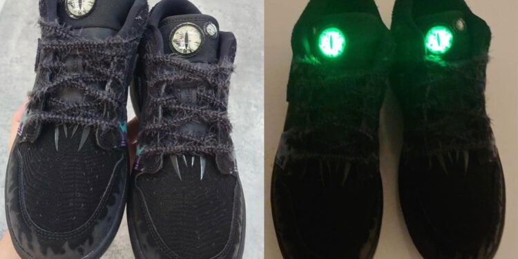 Air Jordan 1 Low "Black Cat" Has Eyes That Glow In The Dark