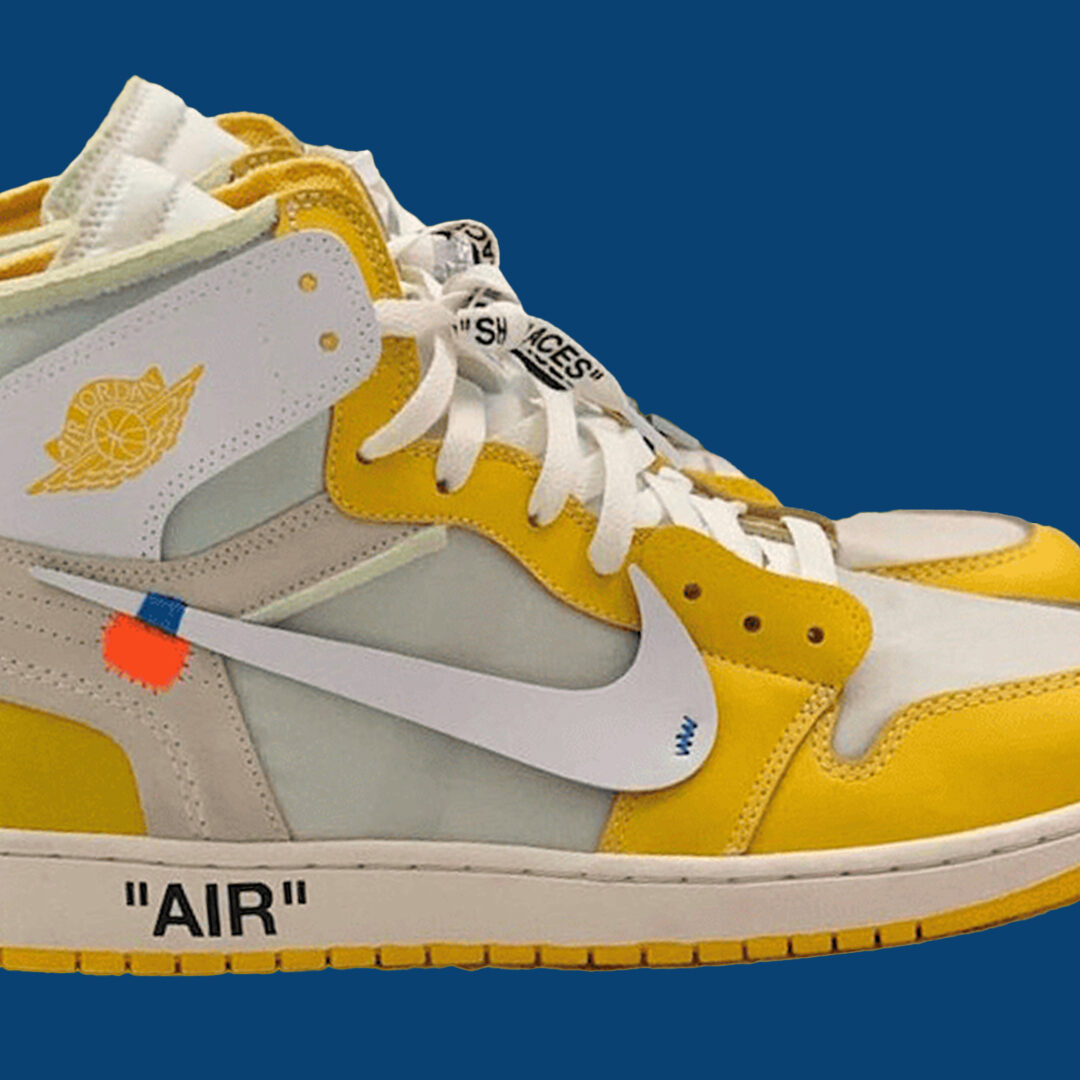 off white jordan 1 yellow