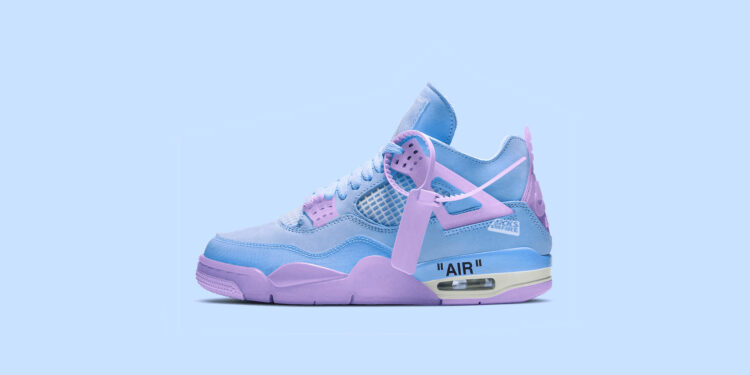 Off-White-x-Air-Jordan-4-'Cotton-Candy' 