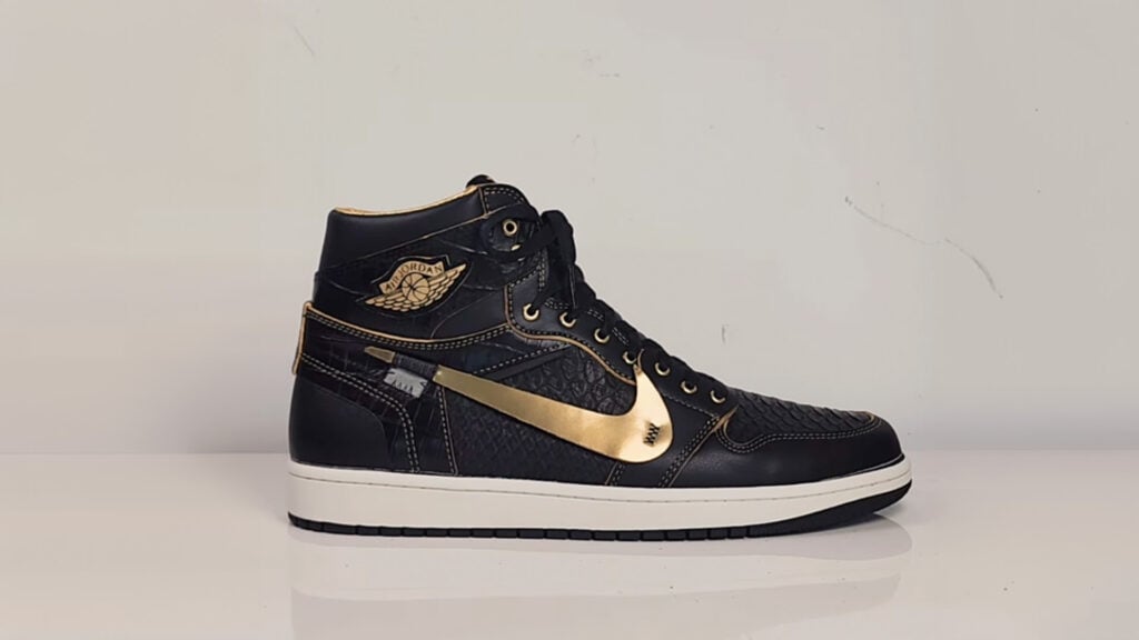 The Air Jordan 1 Luxe Black & Gold Is A Spectacular Sneaker