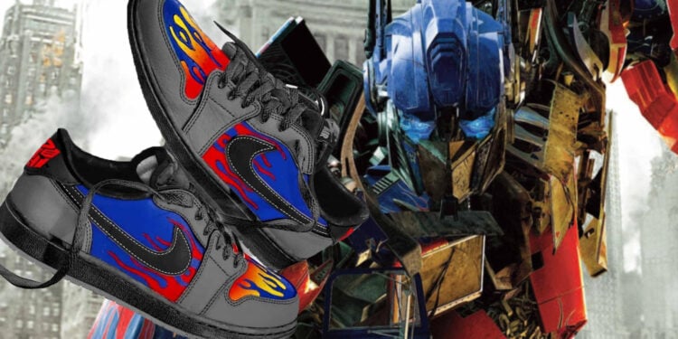 Transformers-x-Air-Jordan-1-'Optimus-Prime'