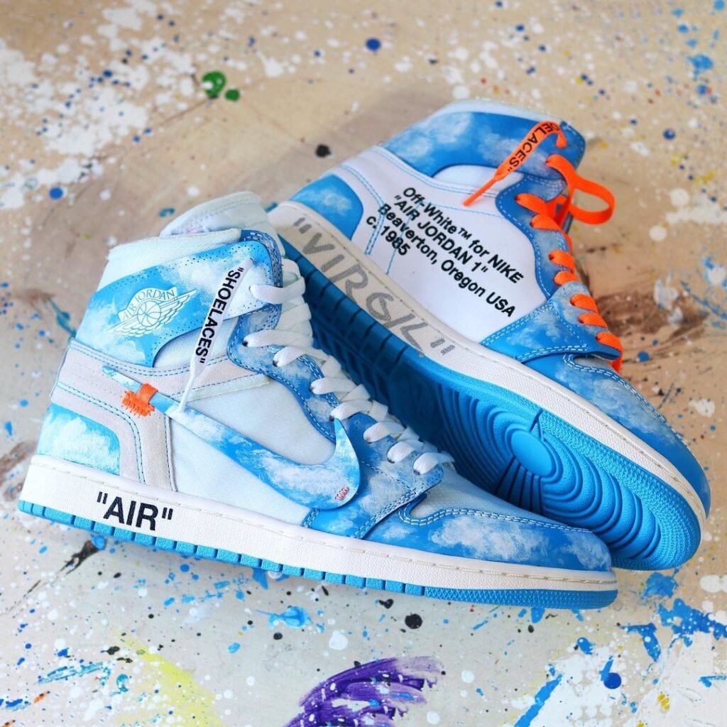 Off-White x Air Jordan 1 "Cloudy Sky"