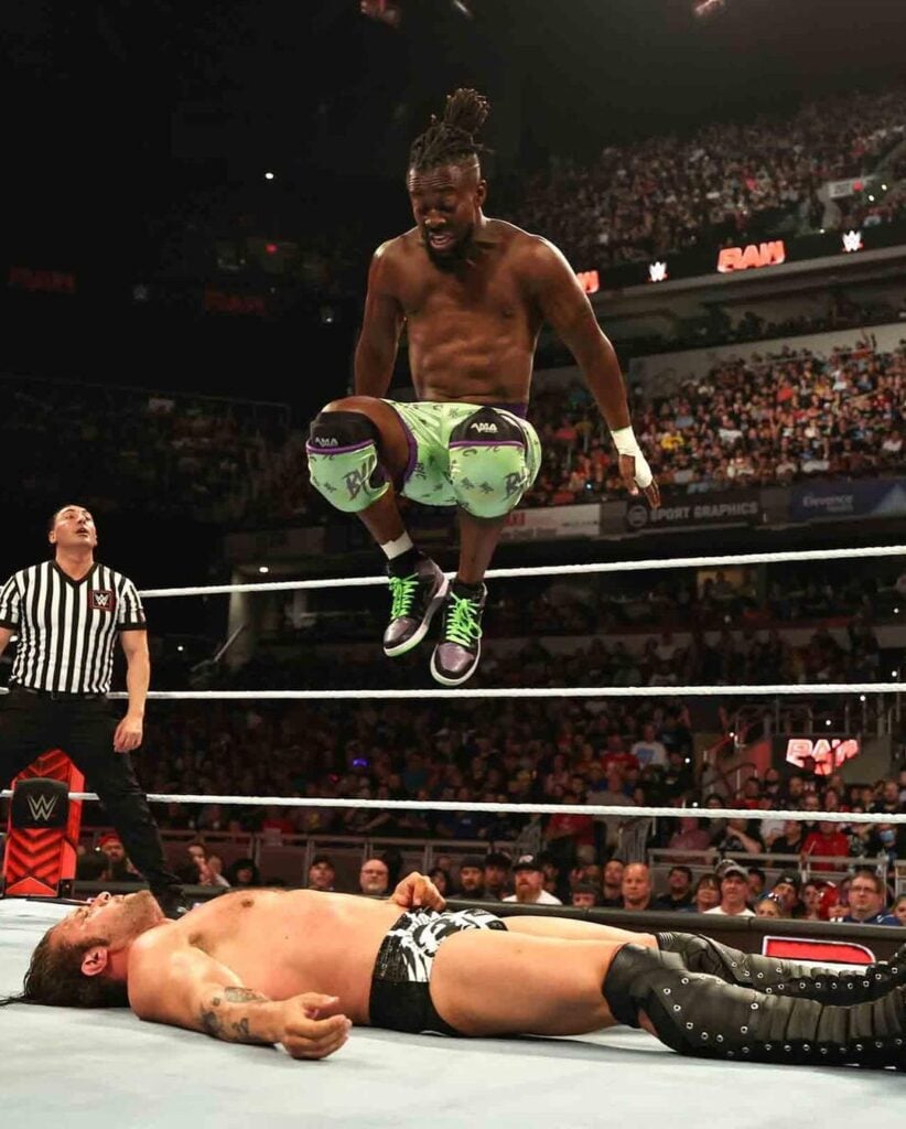 Kofi Kingston: Air Jordan 1 Mid "Night Vision Joker" Best Jordan Sneakers Wrestlers