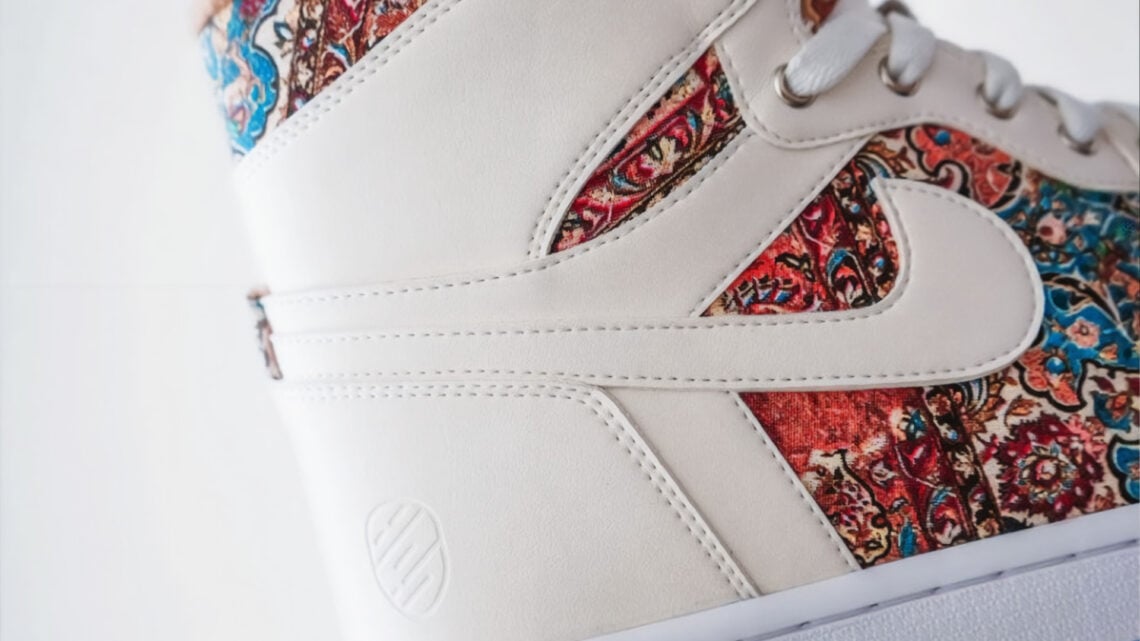 Eco-Friendly Air Jordan 1 High "Persian Rug" Sneakers