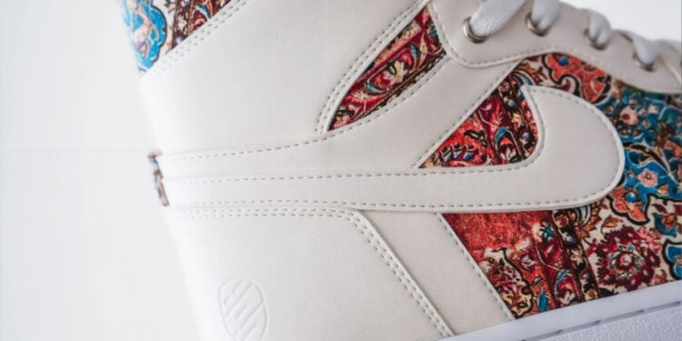 Eco-Friendly Air Jordan 1 High "Persian Rug" Sneakers