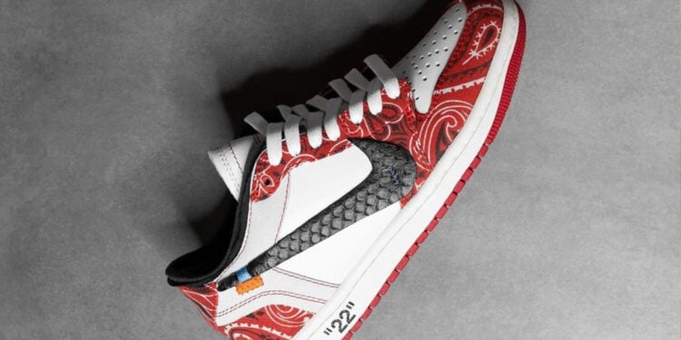 Off-White Air Jordan 1 Low Chicago Bandana