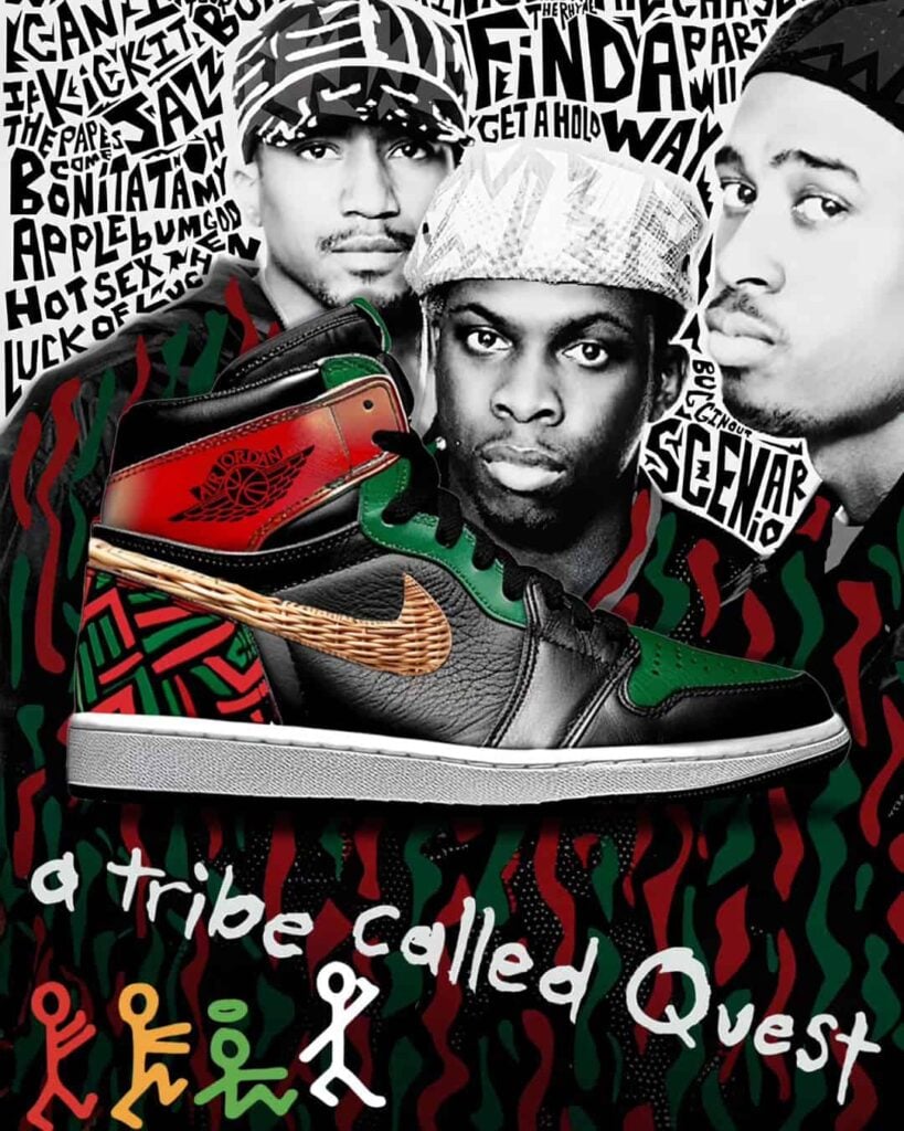 A Tribe Called Quest Air Jordan 1 Sneakers