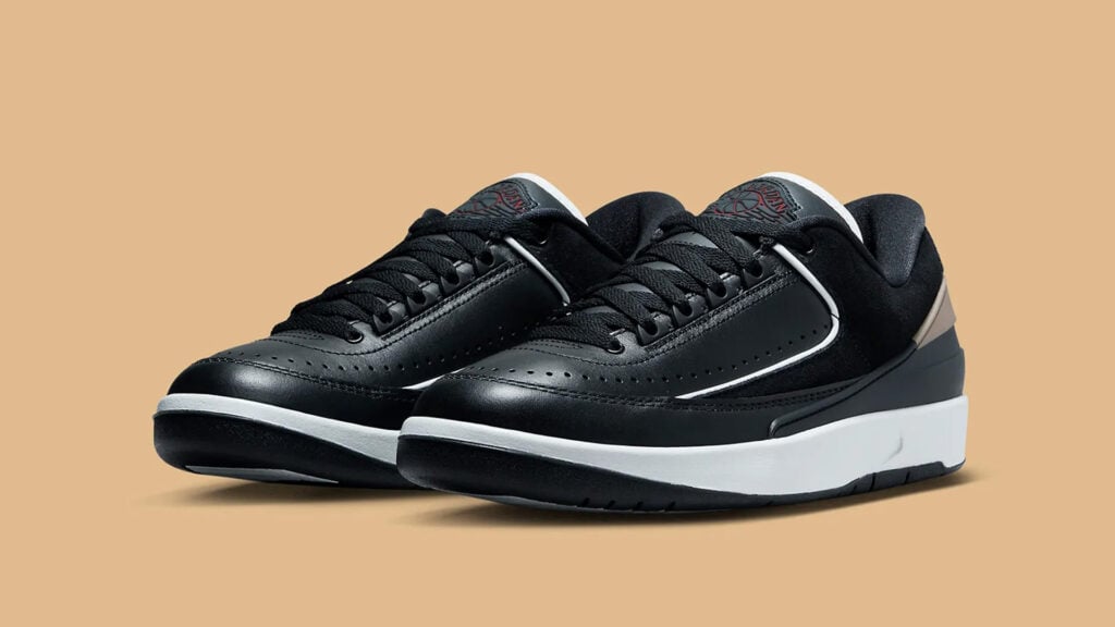 Air Jordan 2 Low Black Varsity Red