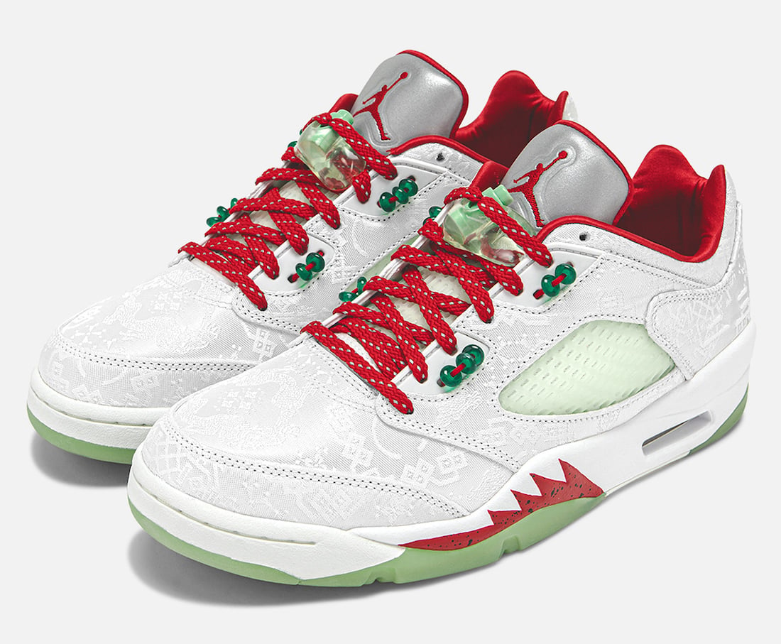 CLOT x Air Jordan 5 Retro Low 'White Silk 20th Anniversary'