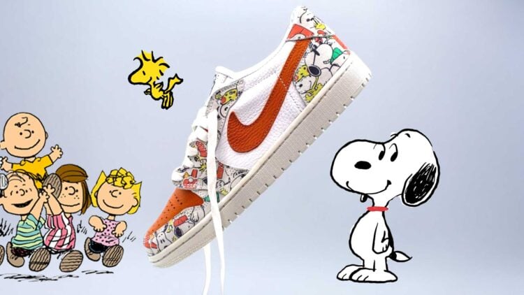 "Snoopy" Air Jordan 1 Sneaker Steals The Hearts of Peanuts Fans