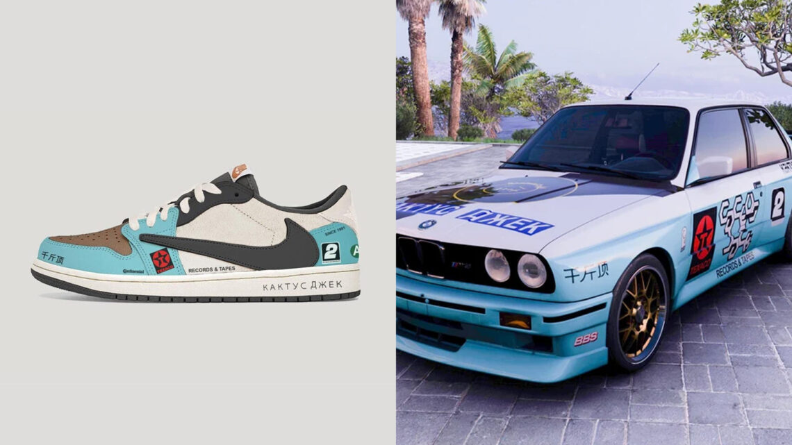 Travis Scott Air Jordan 1 JACKBOYS BMW M3 E30