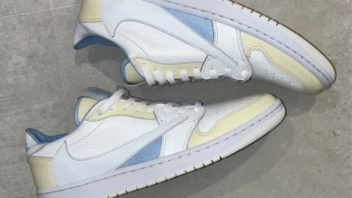 Travis Scott Air Jordan 1 Low Baby Blue