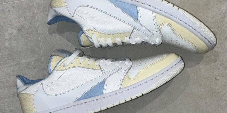 Travis Scott Air Jordan 1 Low Baby Blue