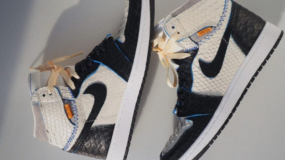 Union Air Jordan 1 Customs Sneakers