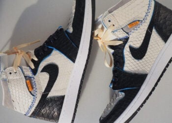 Union Air Jordan 1 Customs Sneakers