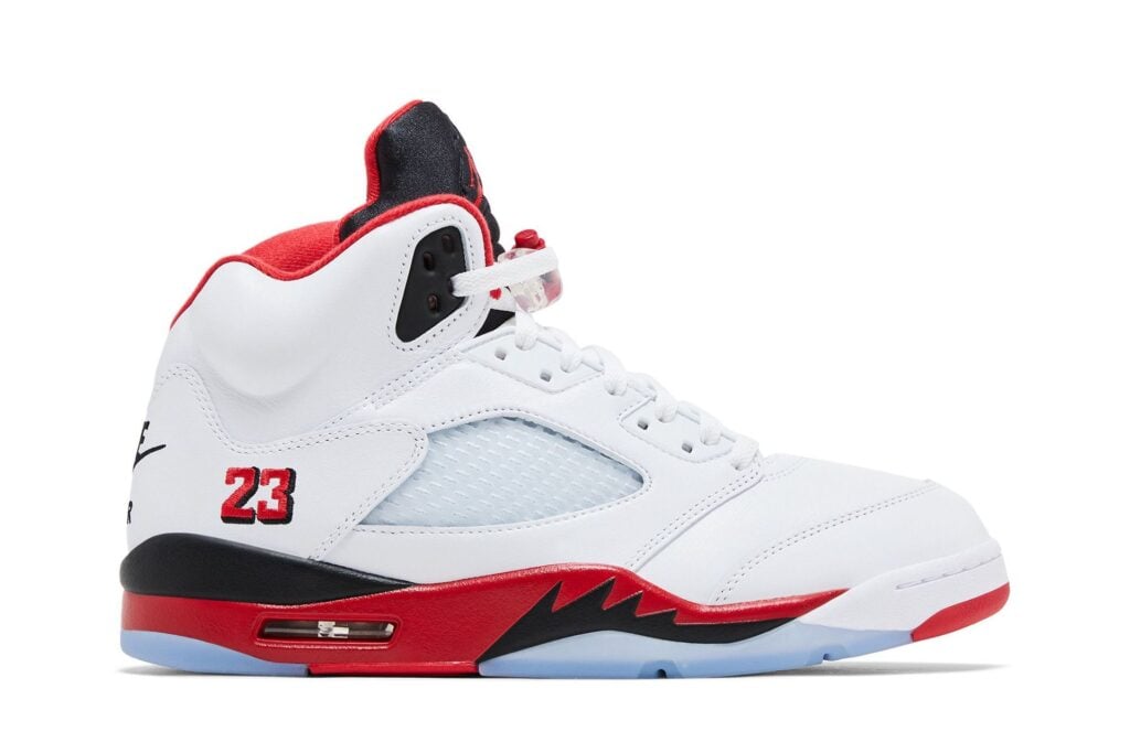 Air Jordan 5 OG "Fire Red" (Black Tongue)