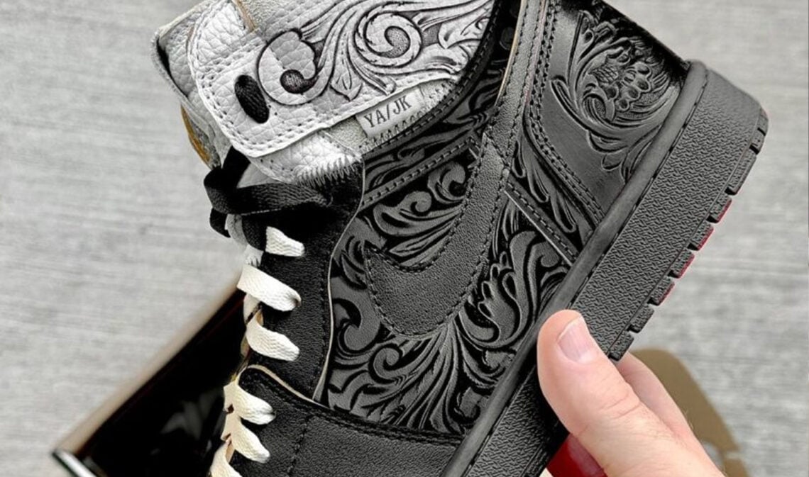 Hand-Carved Leather Union x Air Jordan 1 High