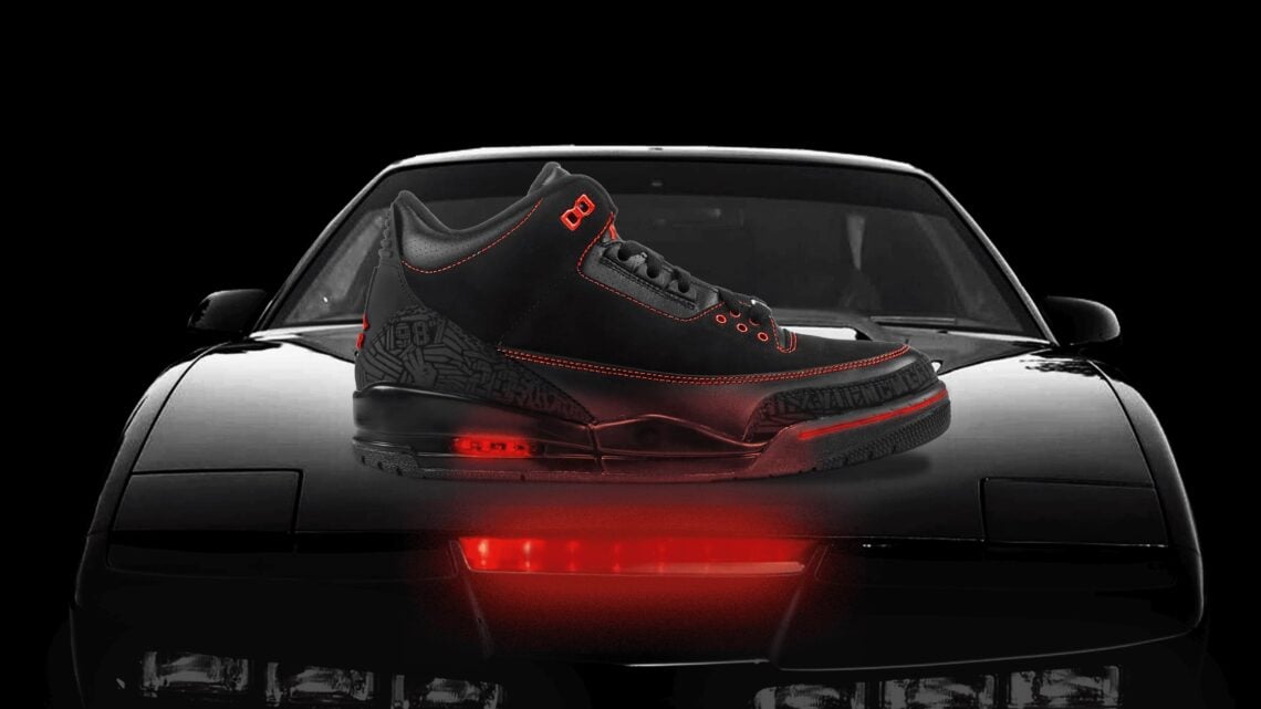 Knight Rider Kitt Air Jordan 1 Sneakers