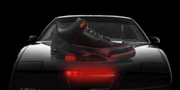 Knight Rider Kitt Air Jordan 1 Sneakers