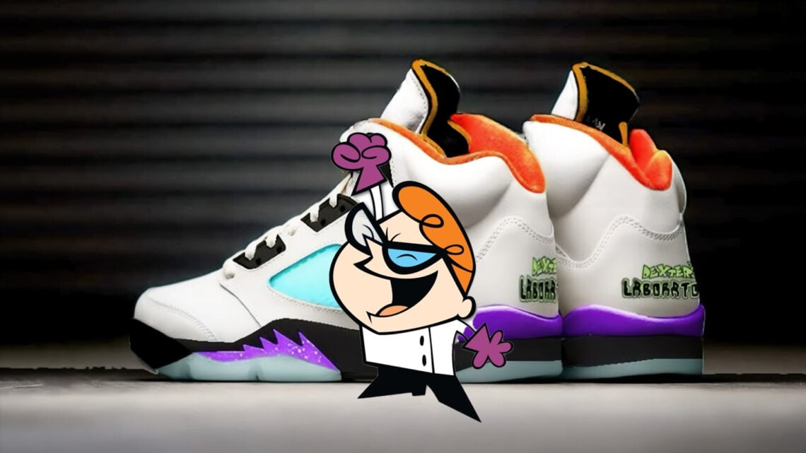 Dexter’s Lab Jordan 5 Sneaker