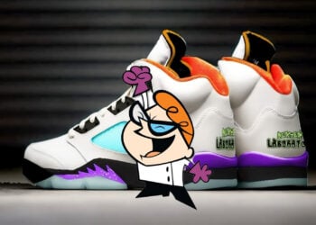 Dexter’s Lab Jordan 5 Sneaker