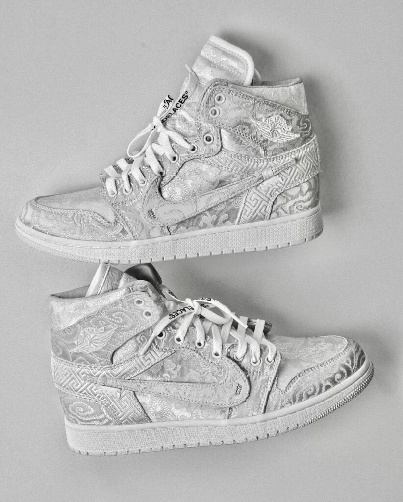 Satin Off-White x Air Jordan 1 Triple White 
