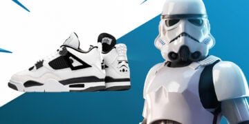Star Wars Jordan 4 Stormtrooper Sneakers