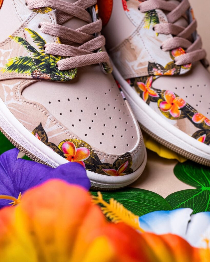 Louis Vuitton x Air Jordan 1 High "Floral"