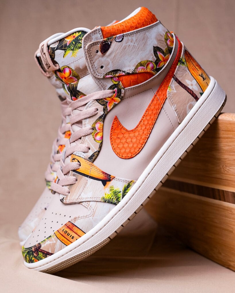 Louis Vuitton x Air Jordan 1 High "Floral"