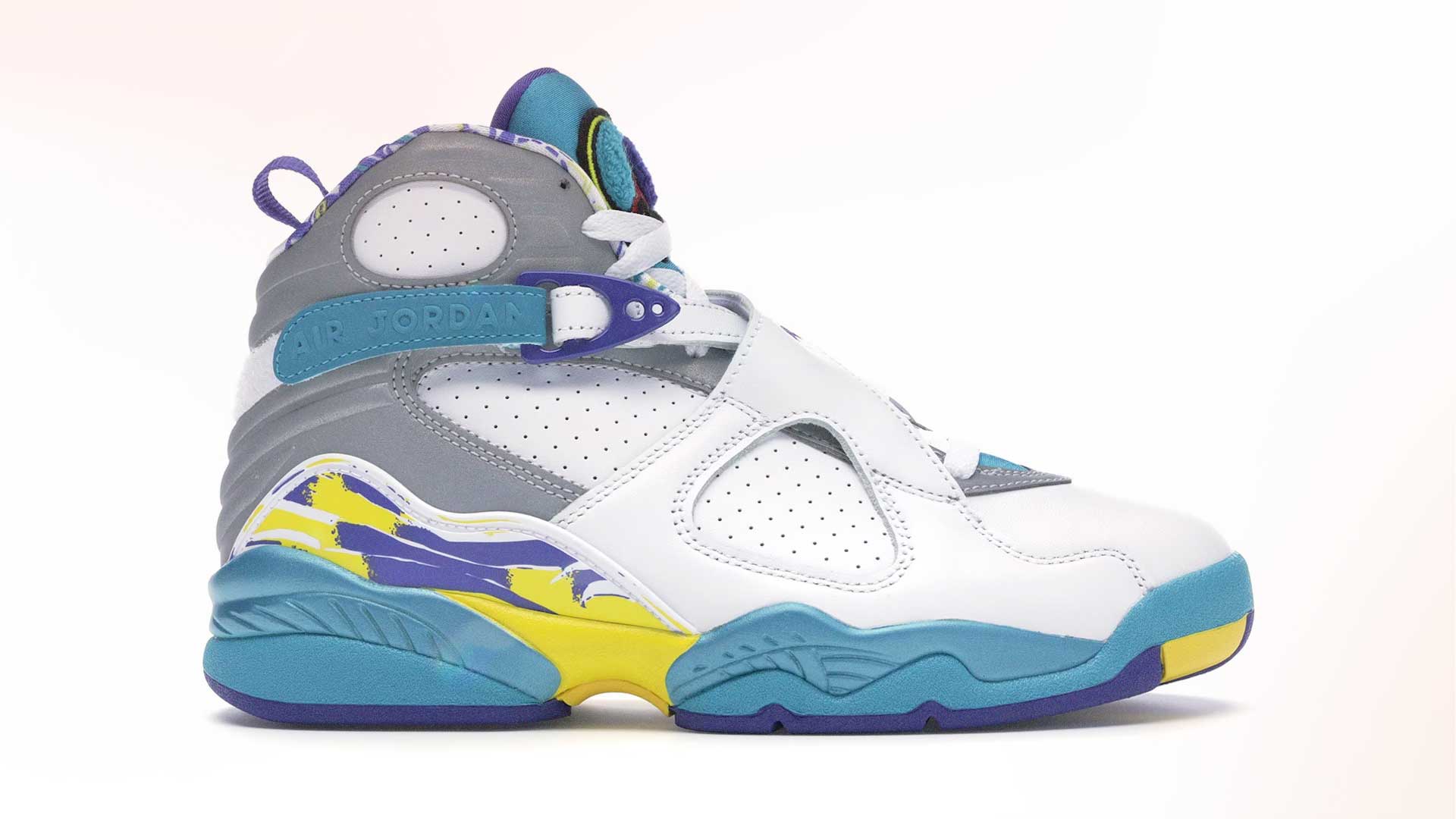 Air Jordan VIII Retro White Aqua