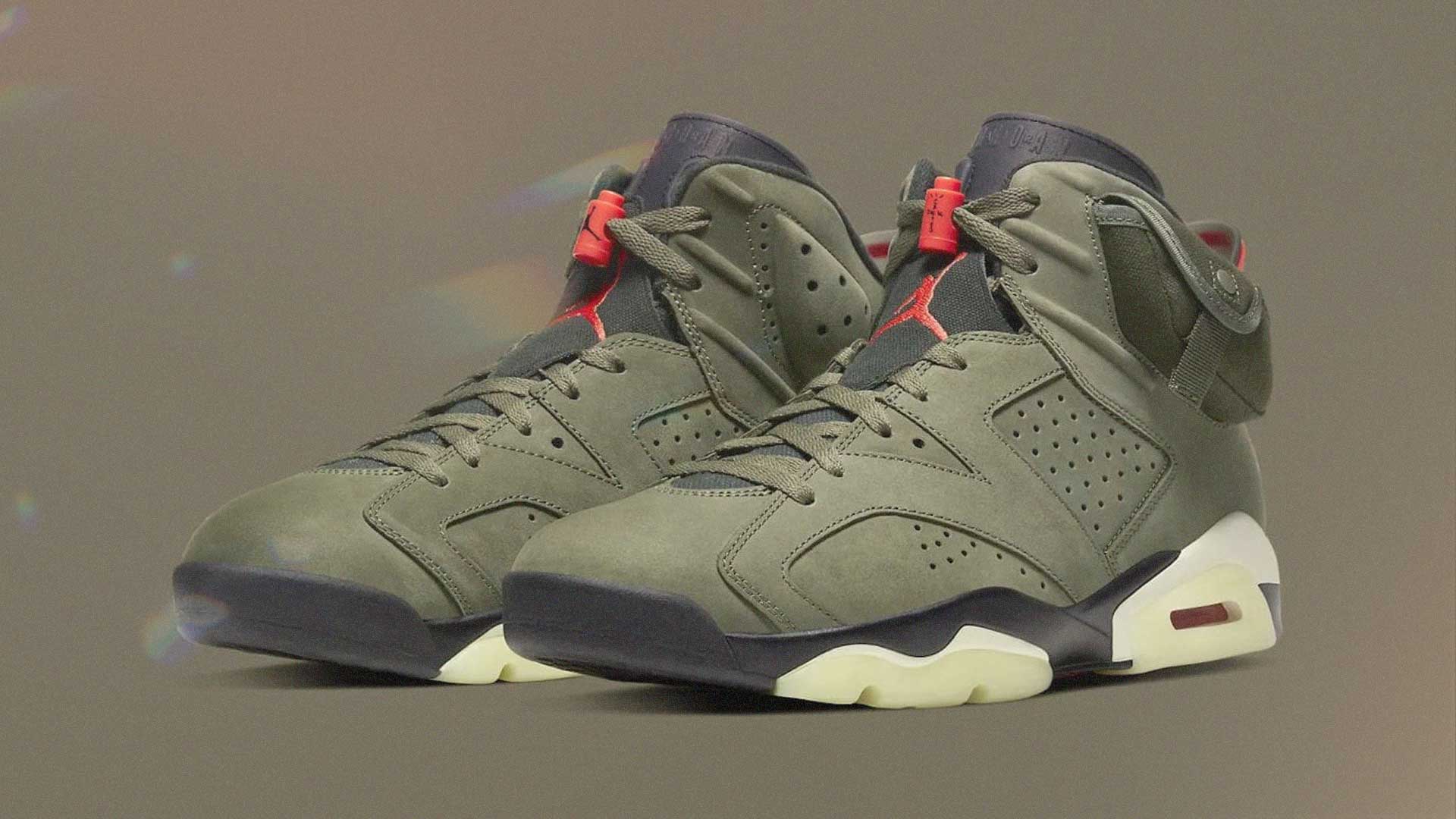 Travis Scott x Air Jordan 6 Retro “Olive”