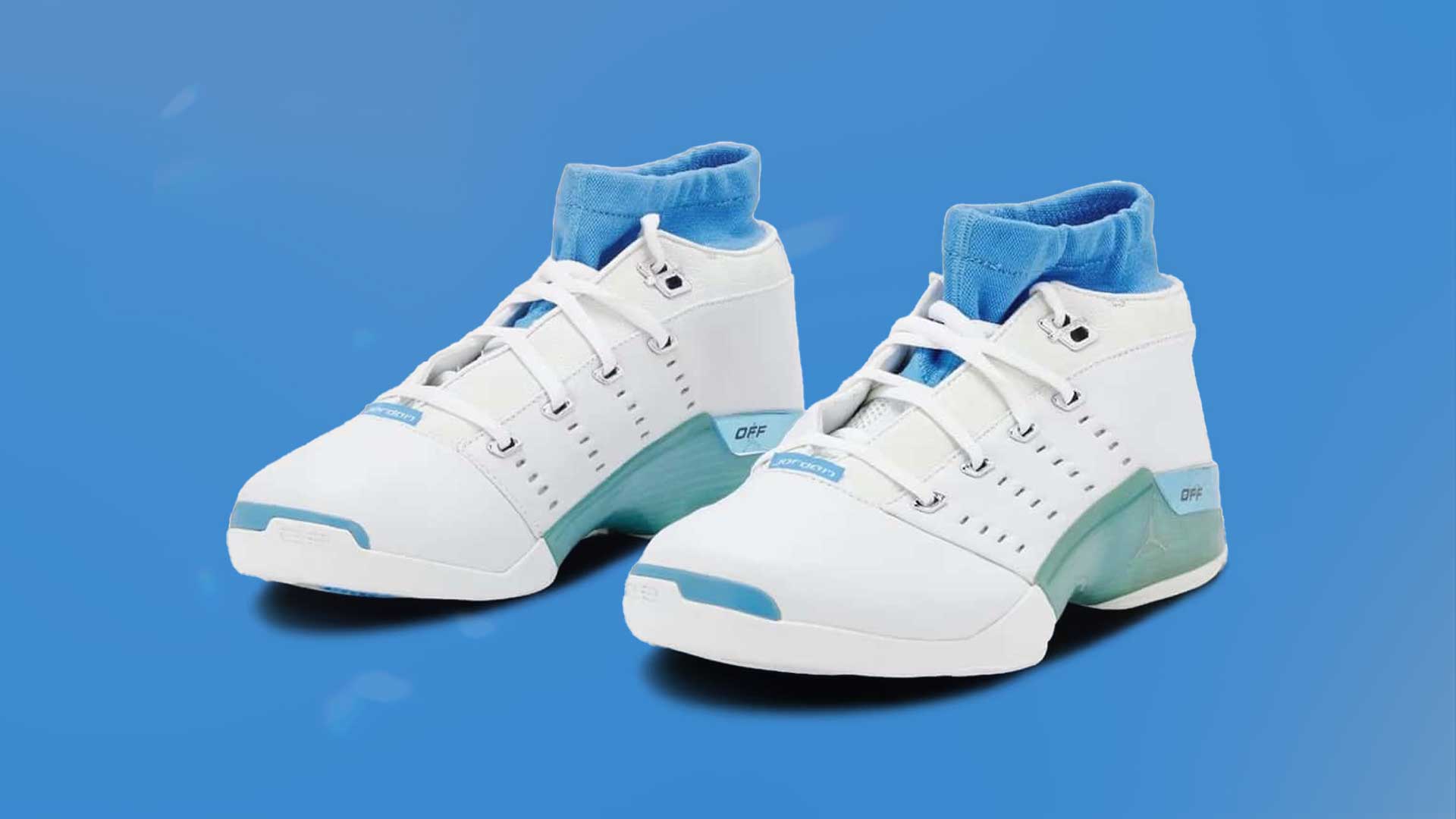 Air Jordan 17 OG Low GS 'UNC' 2002